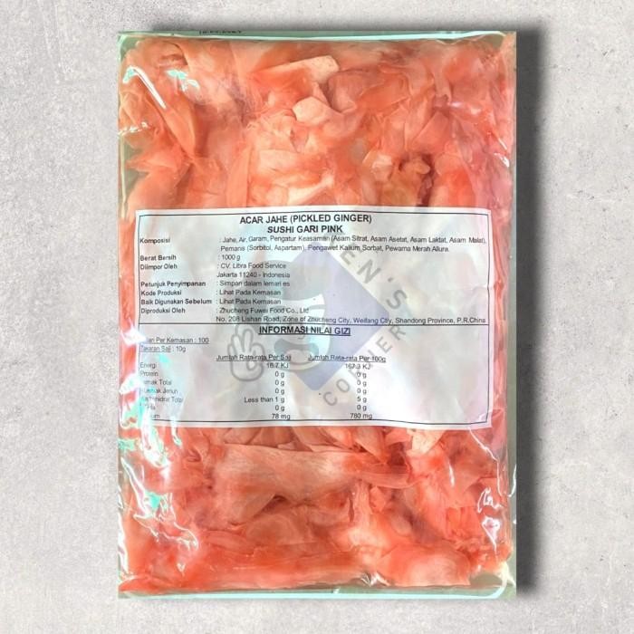 

Ready Pickled Ginger Acar Jahe 1 Kg / Sushi Gari Pink