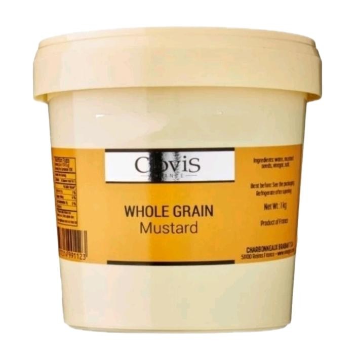 

Kualitas Terjamin Clovis Grain Reims Mustard 1 Kg Sauce Saus Saos