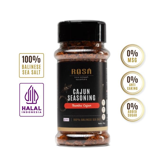 

TodayFre3sH- RASA - Cajun Seasoning / Bumbu Cajun No MSG 70 gram