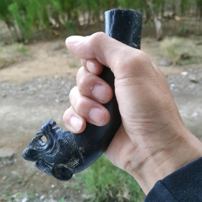 ng Golok Tanduk Sapi Ukiran Macan ng Bedog *