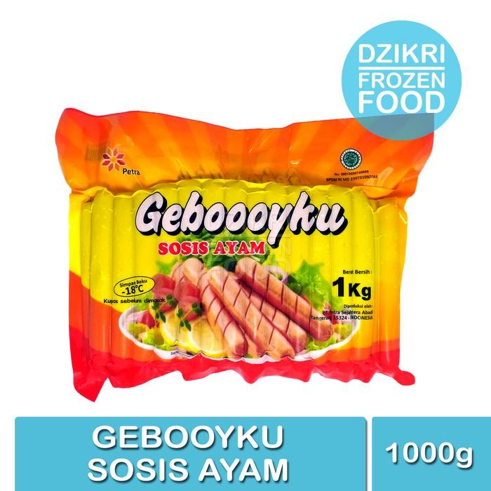 

BeliSkrg,KirimHariini- geboooyku sosis ayam 1kg