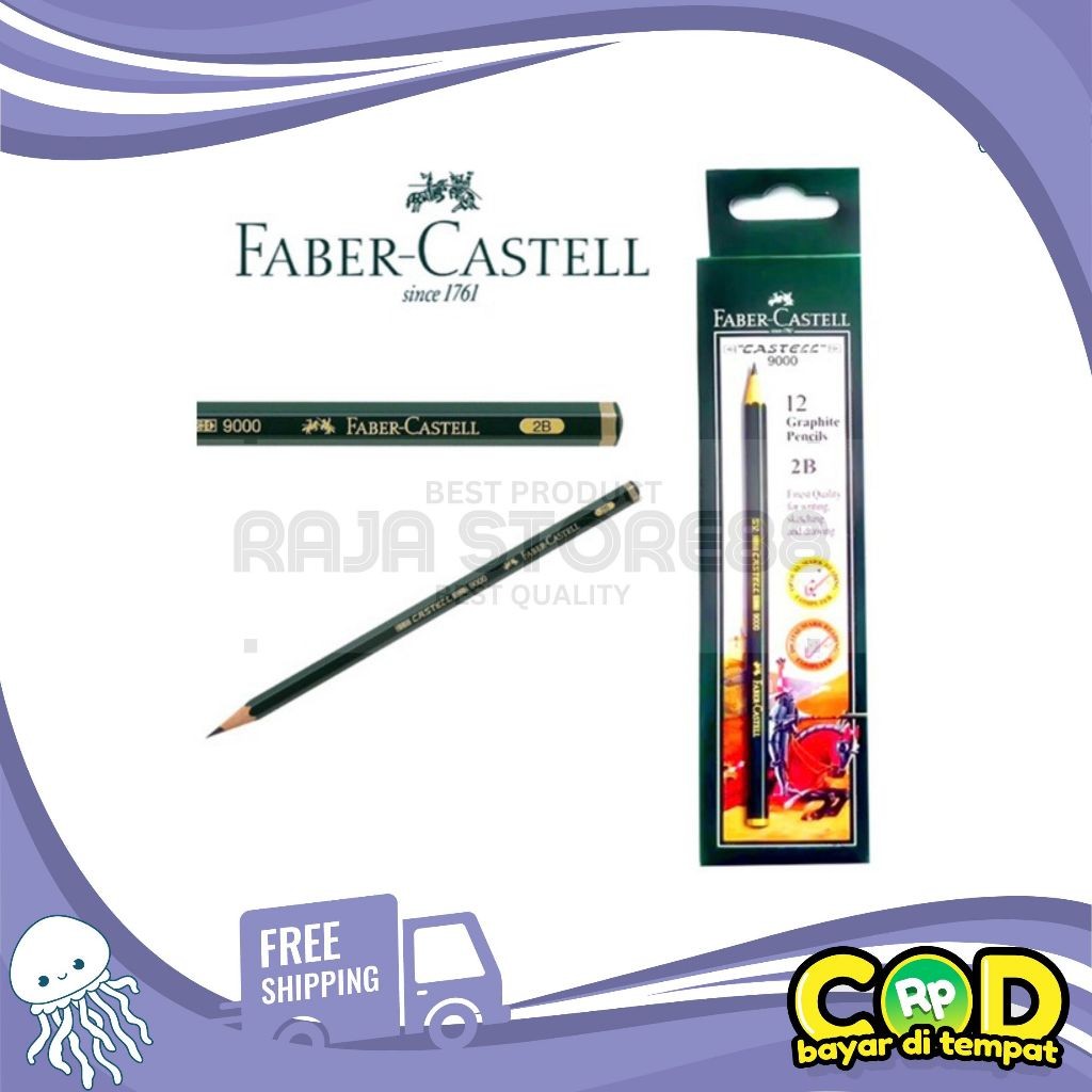 

Pensil Faber Castell 2b For Computer Fabercastell Faber Castel (12PCS)