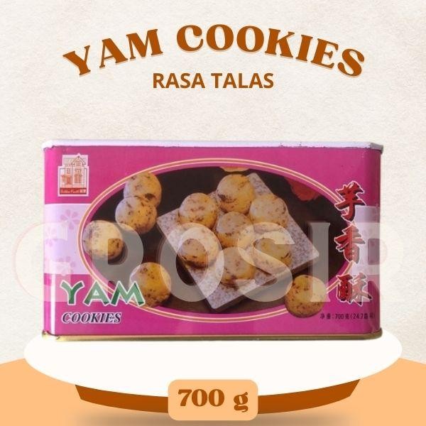 

PastikanDikirimLgsg- Monsta Yam cookies biskuit keladi kaleng 700gr