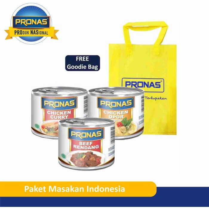 

PastikanDikirimLgsg- PRONAS Paket Masakan Indonesia Free Tote Bag