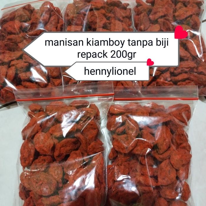 

PastikanDikirimLgsg- manisan kiamboy merah tanpa biji kemasan 200gr