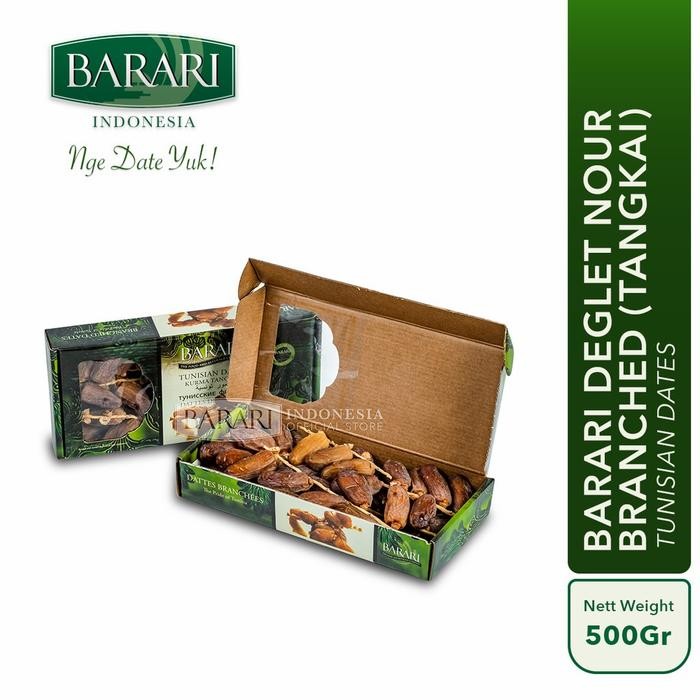 

PastikanDikirimLgsg- Kurma Barari Deglet Nour Branched (Tangkai) 500 Gr Tunisia