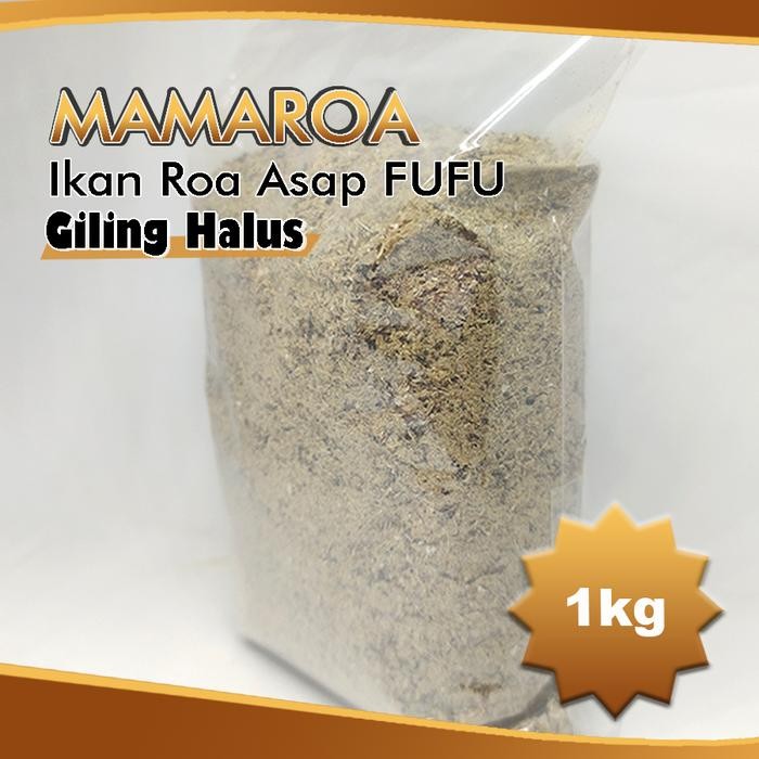 

PastikanDikirimLgsg- MAMA ROA 1 kg IKAN ROA FUFU ASAP HALUS 1000gr KHAS MANADO