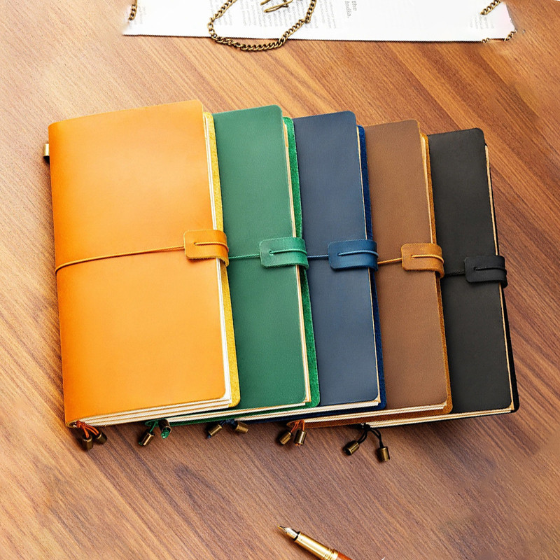 New Planner Vintage Genuine Leather Travel Notebook Handmade 100% Genuine Leather Sketbook Planner