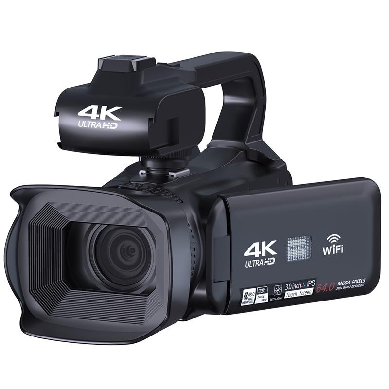 Top Camcorder 4K Ultra HD camera 64MP Streaming Camera 4.0"Touch Screen Digital Video Camera