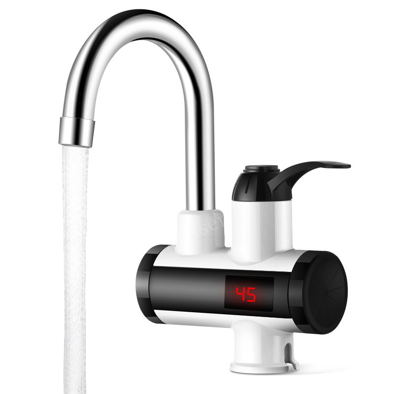Electric Kitchen Water Heater Tap Instant Hot Water Faucet Heater Cold Heating Faucet Tankless Insta