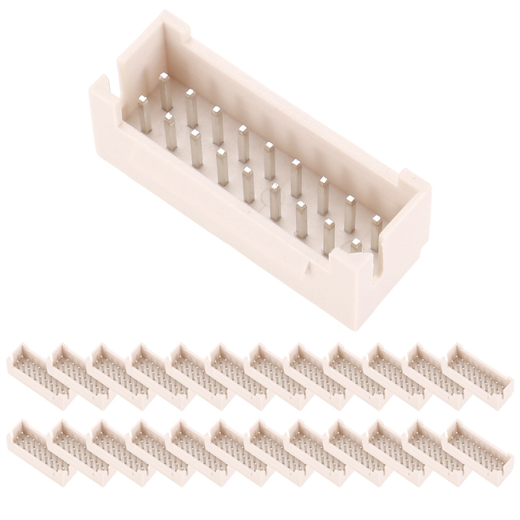 A69F-25Pcs Miner Connector 2X9P Male Socket Straight Pin for Asic Miner for Antminer S9 S9J S9K L3+ 