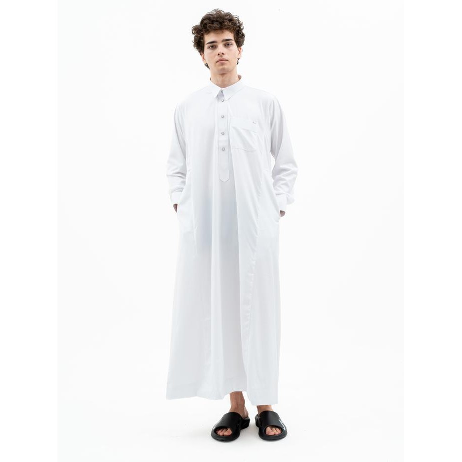 Elhaz- Al Haramain Series Semi Wol Thobe Ali Jubah / Gamis Pria Remaja & Dewasa