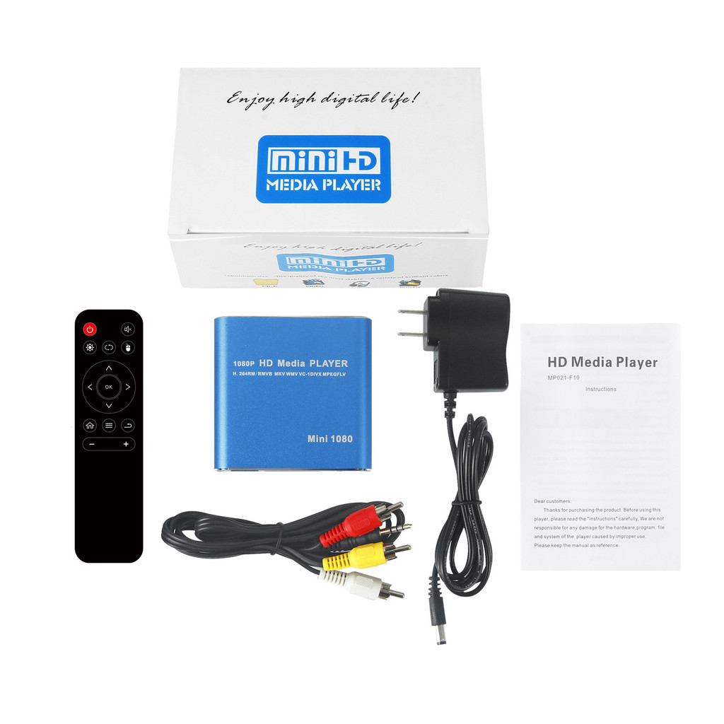 4K High-definition Blu Ray Video Player For HD TV Entertainment Compact And Convenient Aluminum