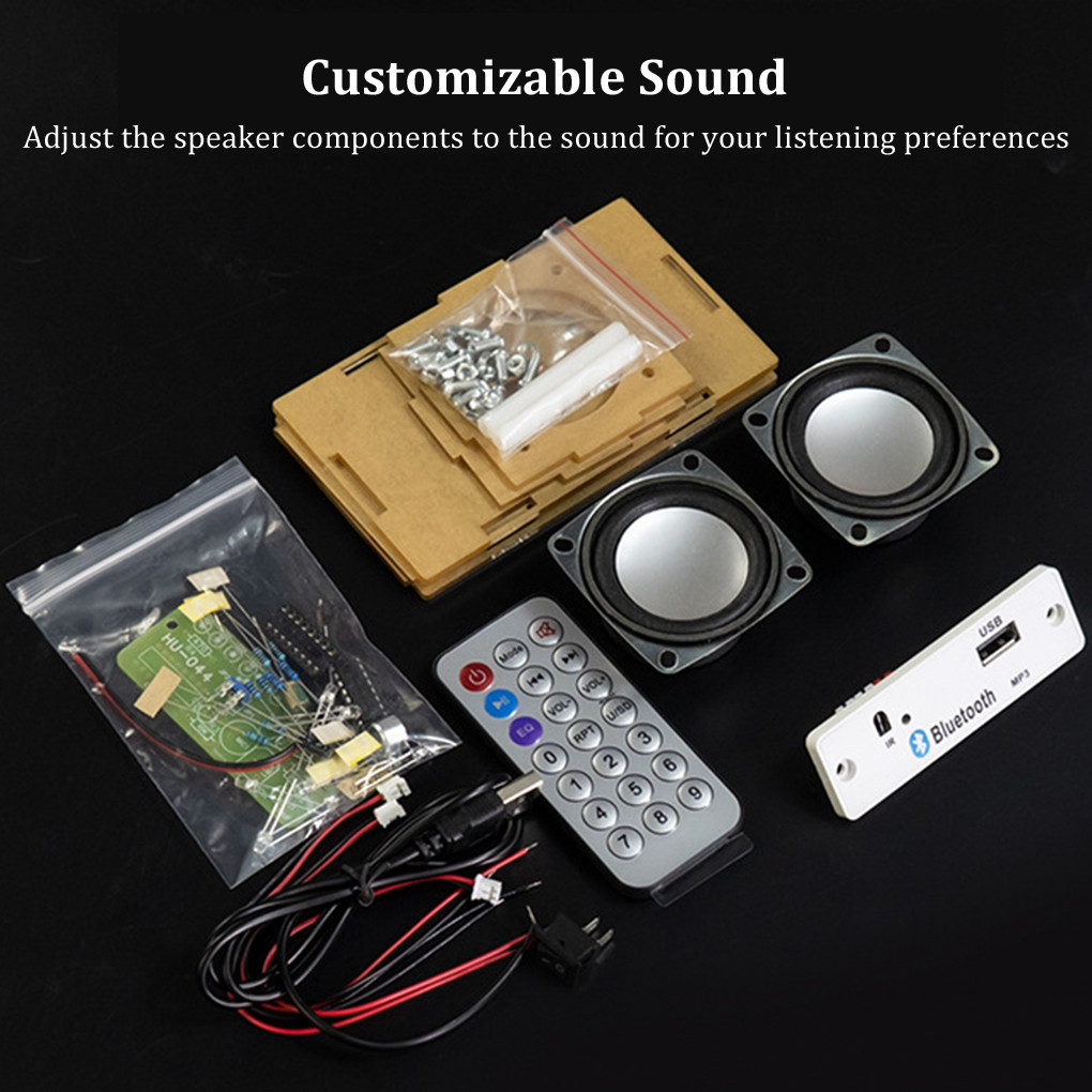 DIY Bluetooth Speaker Kit with MP3 Radio DIY Soldering Project Practice Electronic Kit Solder Assemb