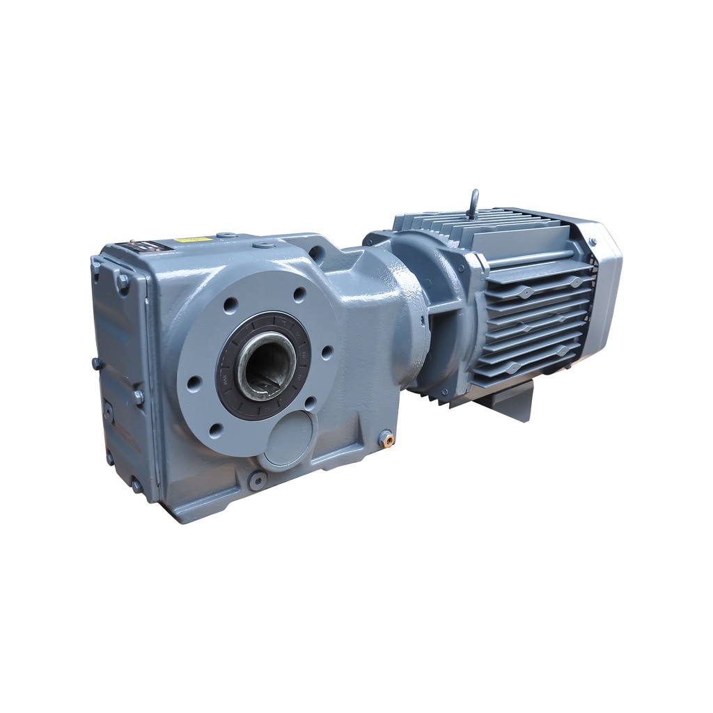 K Series Reduction gearbox with solid shaft Elevator Helical bevel Gearbox