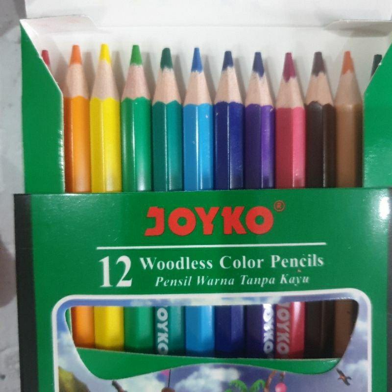 

( 12 Set ) Pensil Warna Pendek 12w CP-107