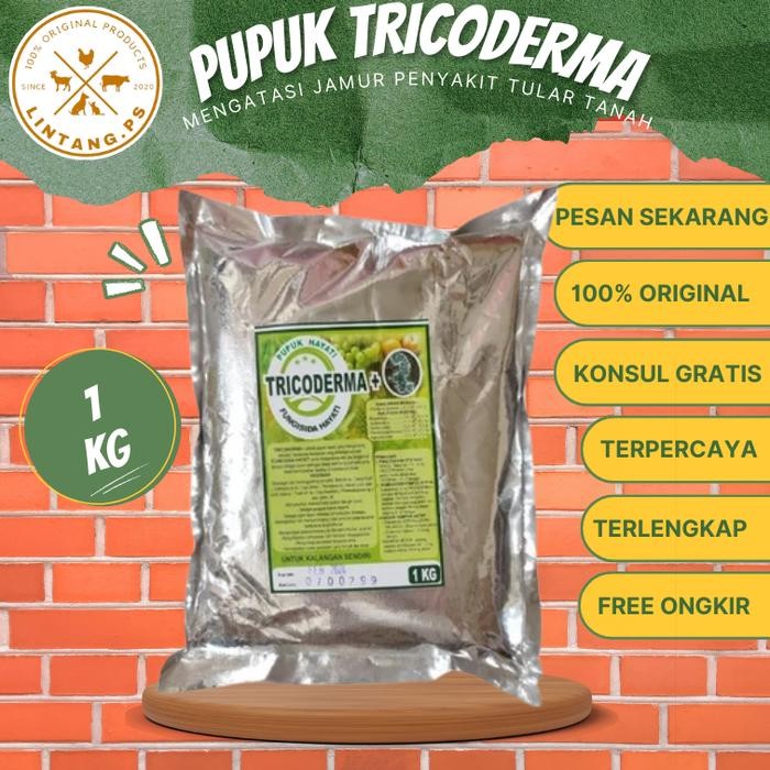 New Pupuk Hayati Tricoderma + 1 Kg - Tricoderma 1 Kg - Pupuk Tricoderma -