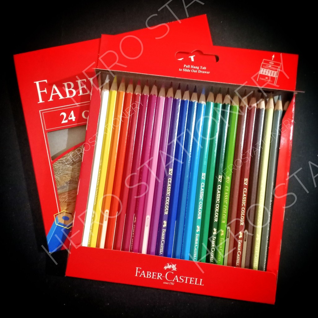 

Pensil warna faber-castell 24 warna