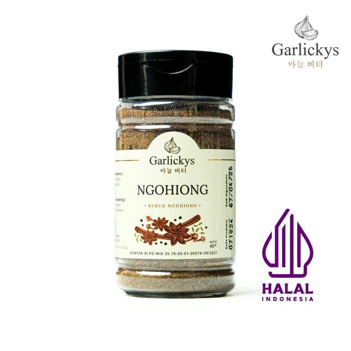 New GARLICKYS Bumbu Ngohiong Halal / Bubuk Ngohiong / Ngohiong Powder / Bahan Masakan Chinese Five