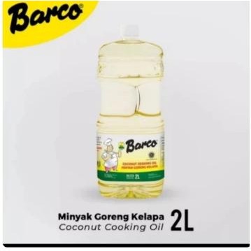 

New barco minyak goreng kelapa 2 Liter botol