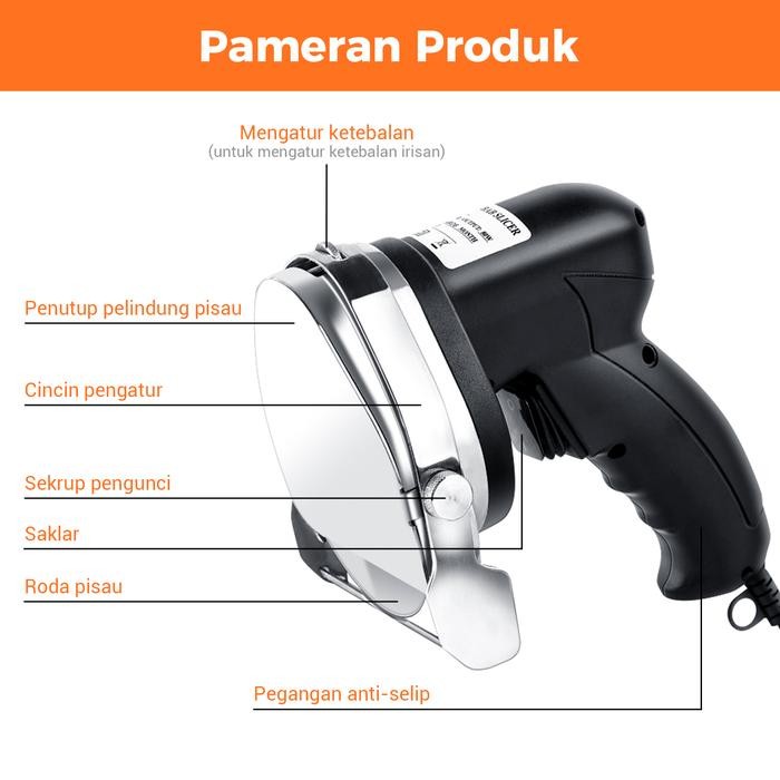 Alat Pemotong Daging Kebab Slicer Kebab Listrik Electric Kebab Slicer Leevot Ks100E