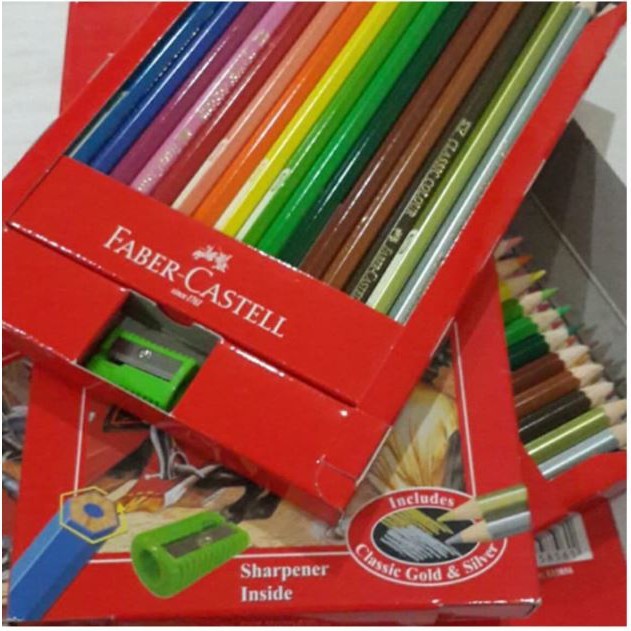 

Pensil Warna / Color Pencil Faber Caster Panjang 36 warna
