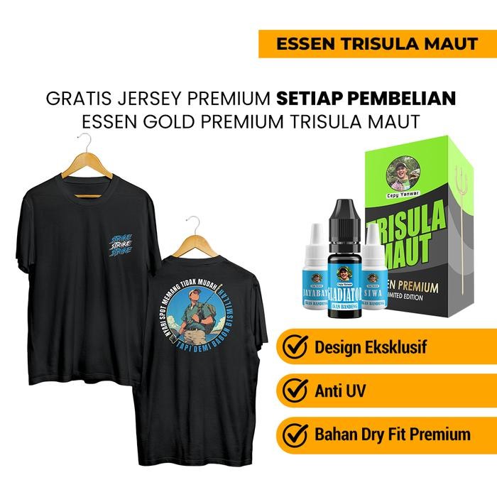 Paket Essen Trisula Maut Dan Pelet Umpan Mancing Mas Nila Bawal Laut