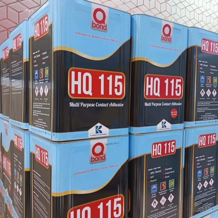 Ready Lem Kuning Q Bond Hq 115 B @9.5 Kg / Qbond Lem Serbaguna / Q-Bond