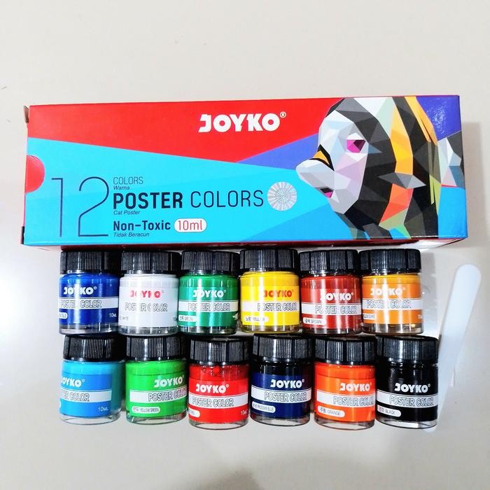 

PROMO! Cat Poster Joyko 10ml 12 Warna Botol ( Set ) [ Original ]