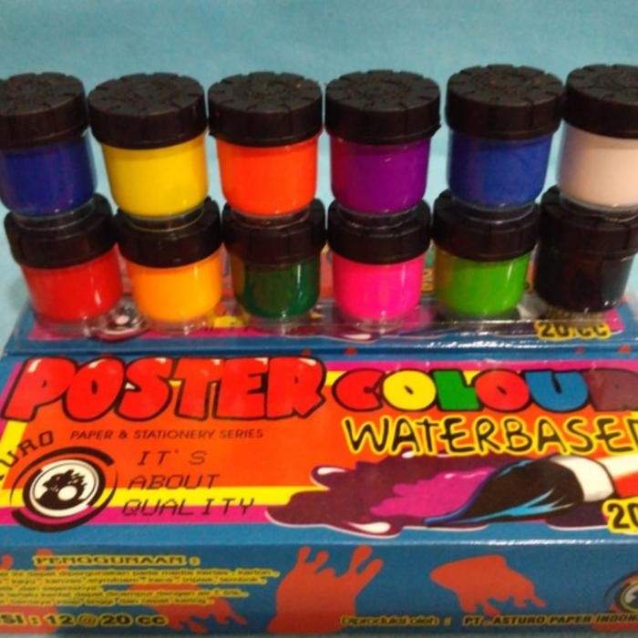 

TERBARU! Cat Poster Asturo 12 Warna 20cc - Poster Colour Waterbase