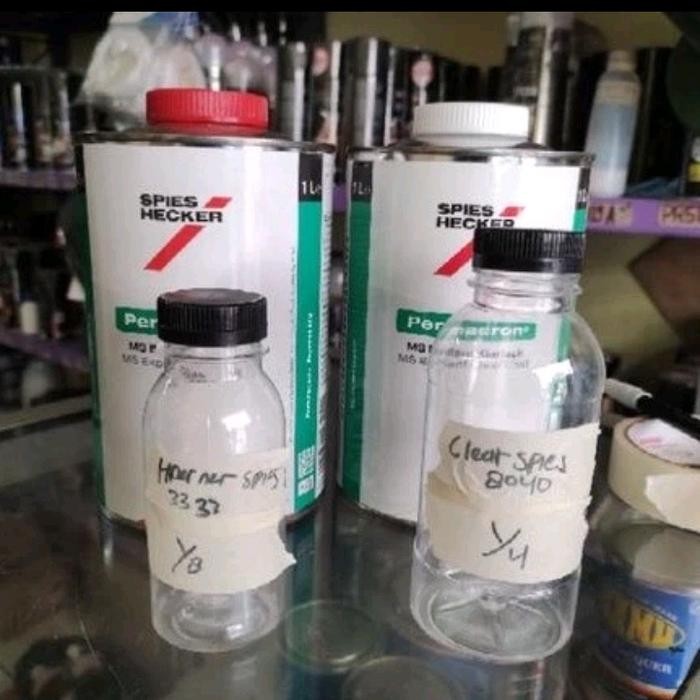 

Clear spies ms 8040 200ml dan hardenr 3333 100 ml di kemas ke kemasa