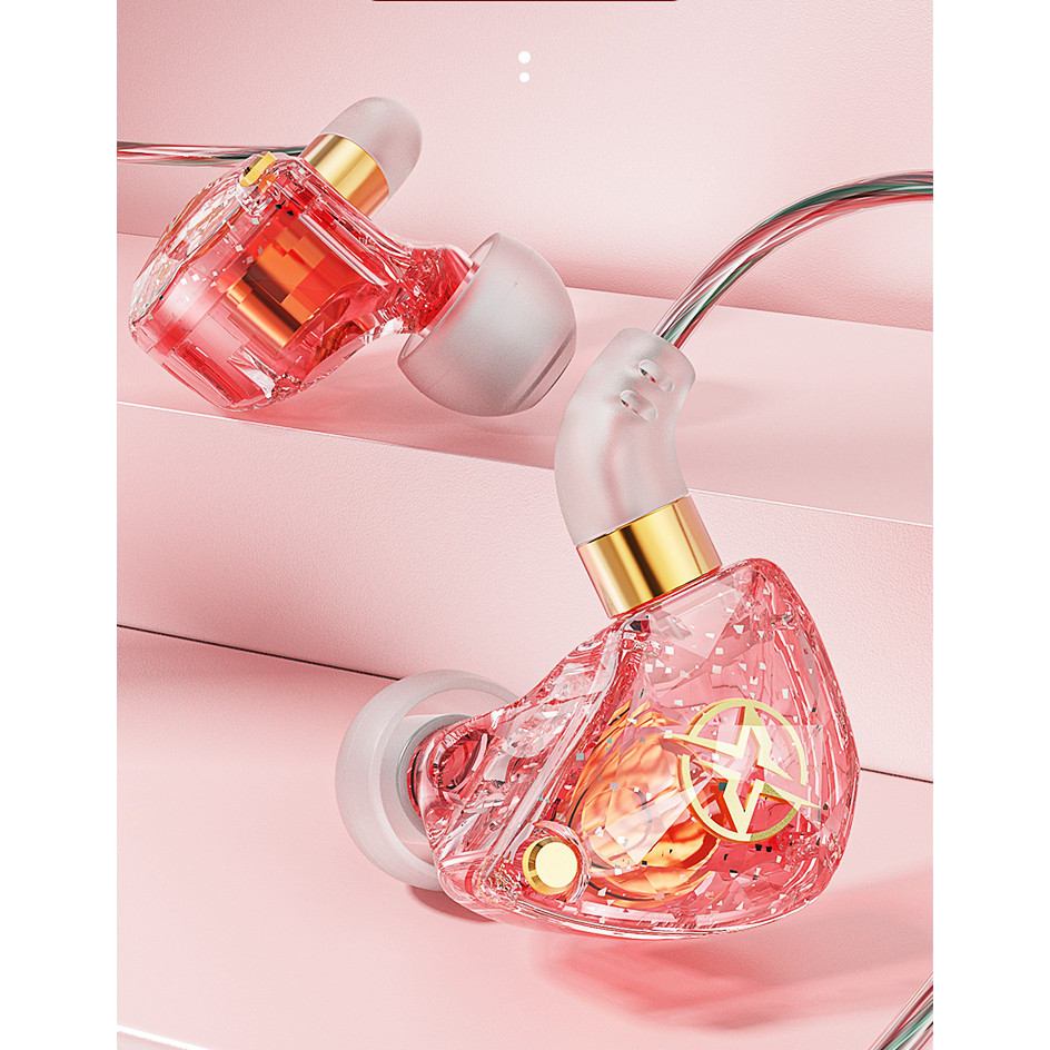 X6 3.5mm Wired Earphone Bass HiFi Headphones Stereo Girl Gift Music Earphones Musician Headset Gamer