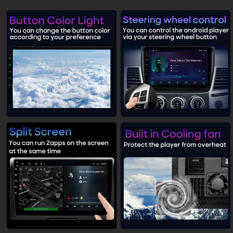 Car Android For Geely GS Emgrand EC7 1 2016 - 2020 Carplay Intelligent System Bluetooth Touch Screen