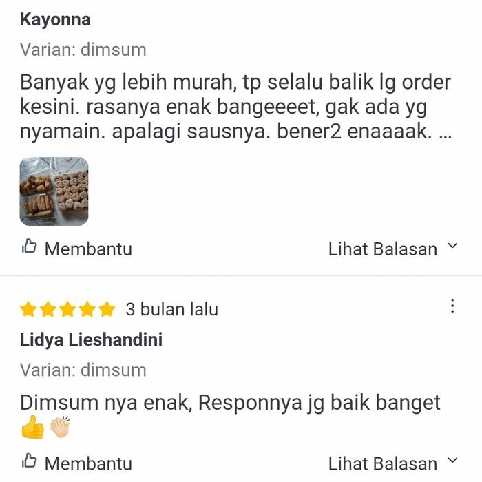 

BARANG TERLARIS dimsum ayam halal isi 25 toping mix plus sambal