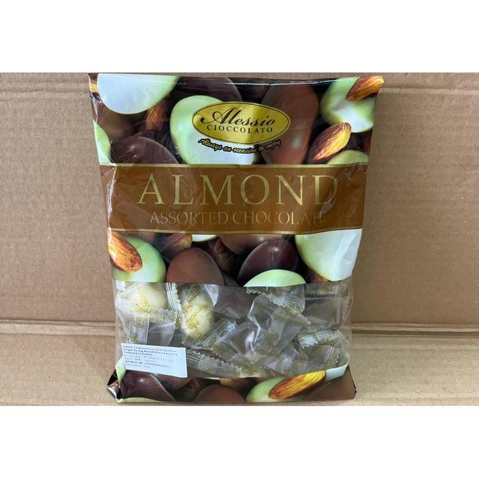 

Alessio Cioccolato Almond Chocolate 200Gr Tiramisu Assorted Milk Dark Cokelat