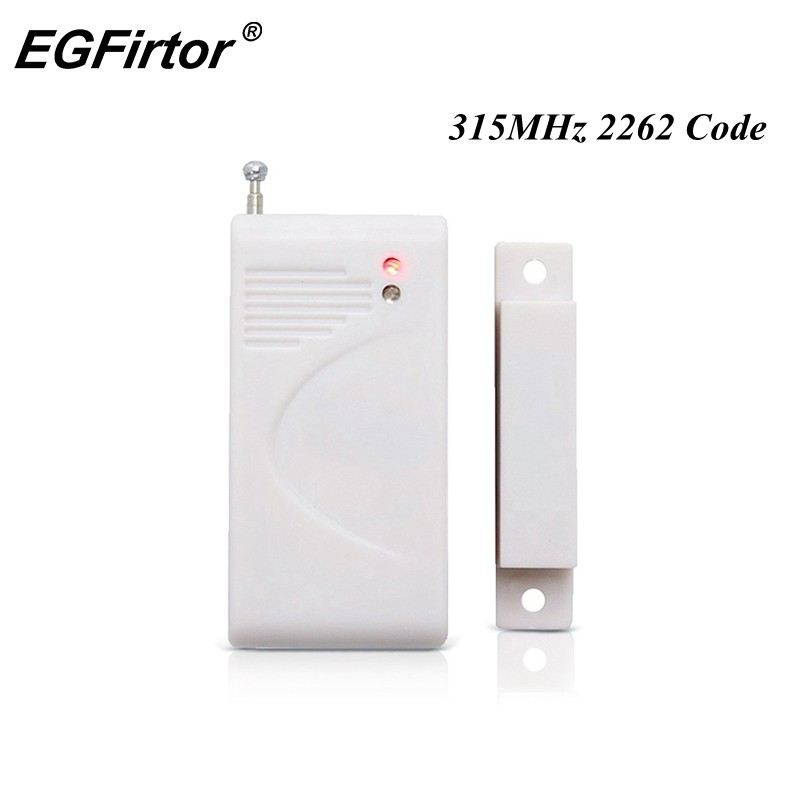 315Mhz Wireless Window Door Sensor Magnetic Contact Wood Door Alarm Detector 2262 Code Wireles Gsm