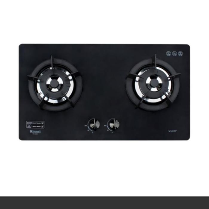 Kompor Gas Tanam RINNAI RB-2GH-C(BK) /RB2GH