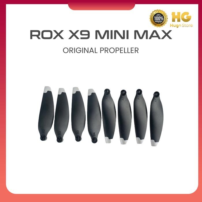 ( FreeOngkir ) ROX X9 MINI MAX DRONE ORIGINAL PROPELLER SET SPAREPART Terlaris Termurah