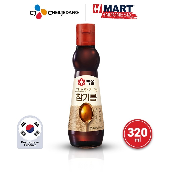 

CJ BEKSUL Sesame Oil - Minyak Wijen Dengan 100% Wijen Asli Korea 320ml