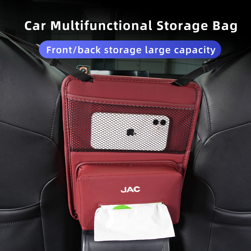 Car Seat Hanger Storage Bag Tissue Stowing Tidying Parts For JAC Refine J3 J2 S5 A5 J5 J6 J4 T8 Vapo