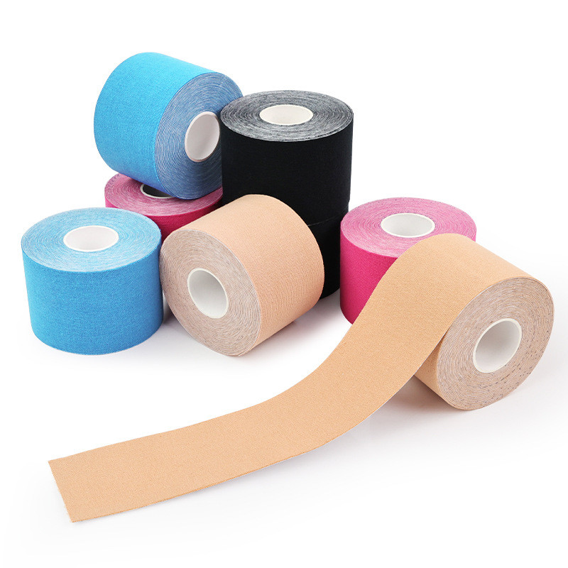 

Kinesiology Tape Muscle Bandage Sports Cotton Elastic Adhesive Strain Injury Tape Knee Muscle Pain