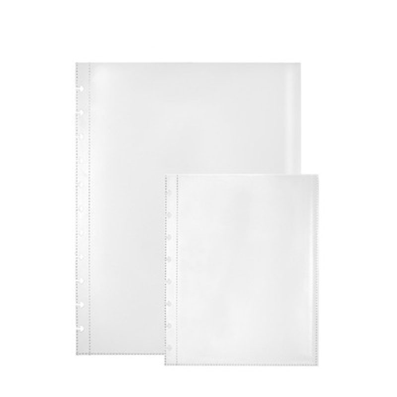 

Yiwi Mushroom Hole A5 A4 Notebook Planner T Puncher Accessories Transparent Information Bag Storage