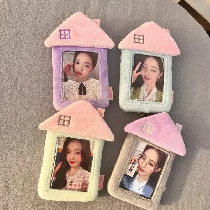 

Photocard Holder Kpop Card Binder Plush House Photocard Holder Kpop Binder Photocards Keychain Cards