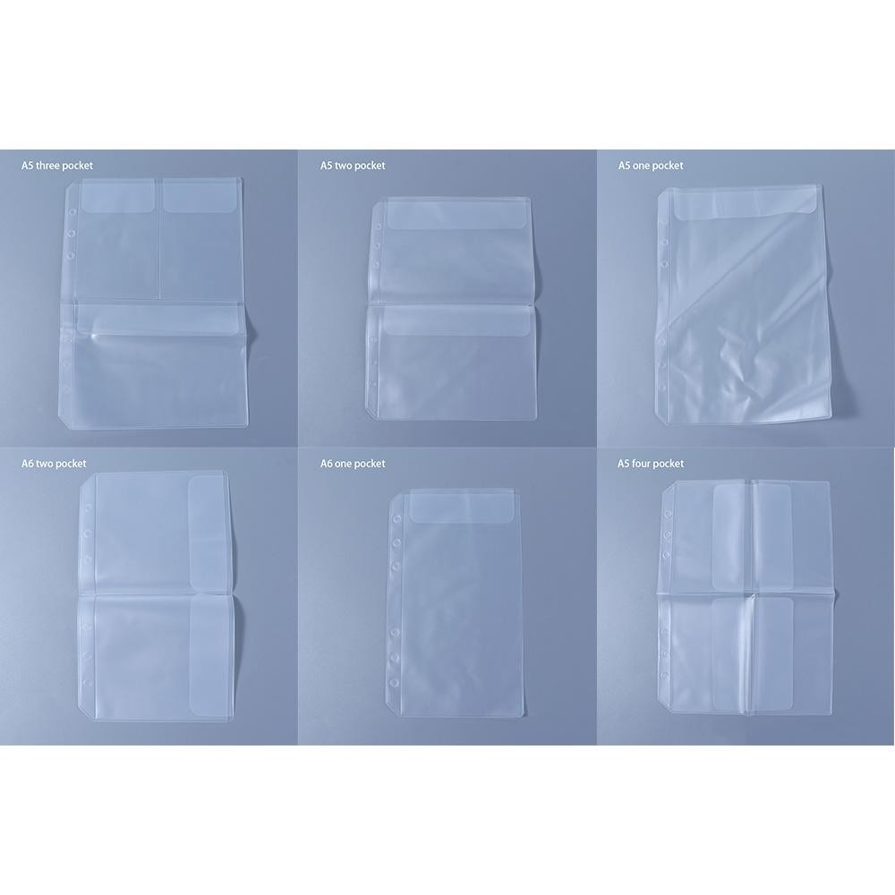 

Storage Photo Album Refills Diary Ticket Storage Document Filing Bags Binder Pockets Pvc Notebook