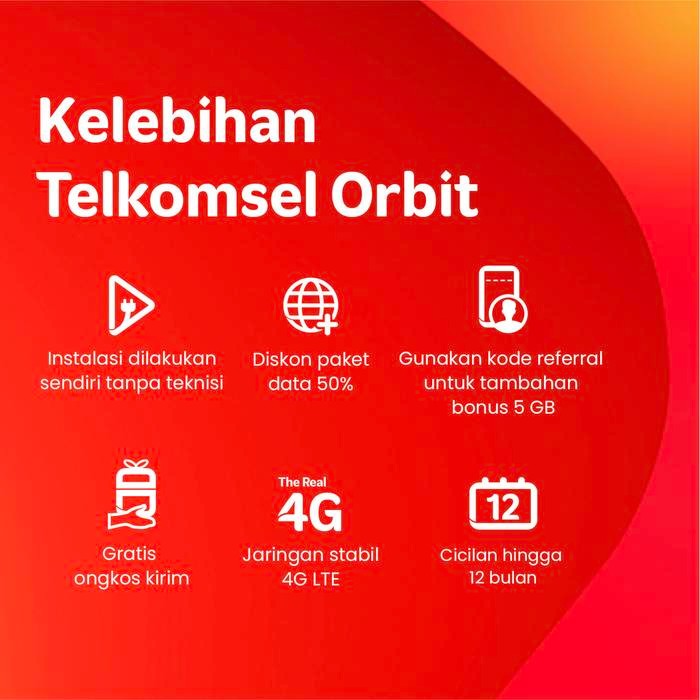 JTTOP" TELKOMSEL ORBIT STAR LITE MODEM WIFI 4G FREE 50GB KUOTA