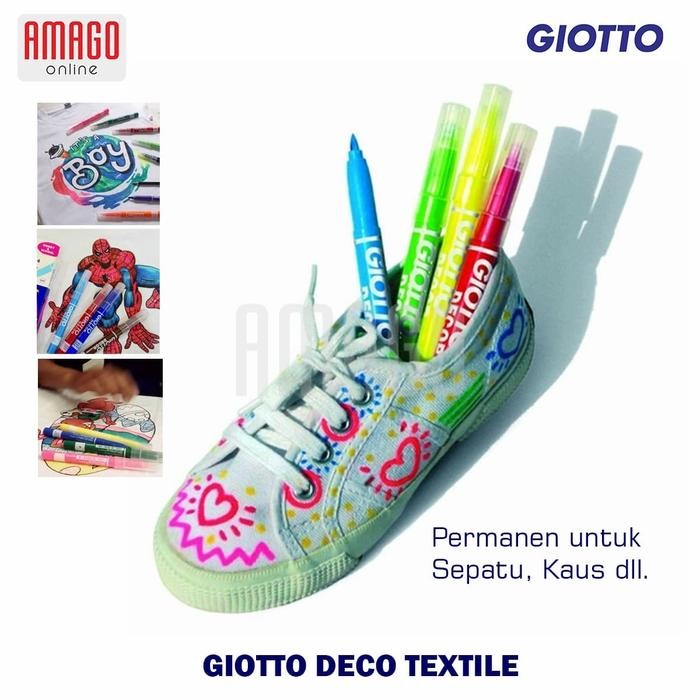 

Giotto Decor Textile - Fiber Pen 6 Colors - 494800 #Gratisongkir