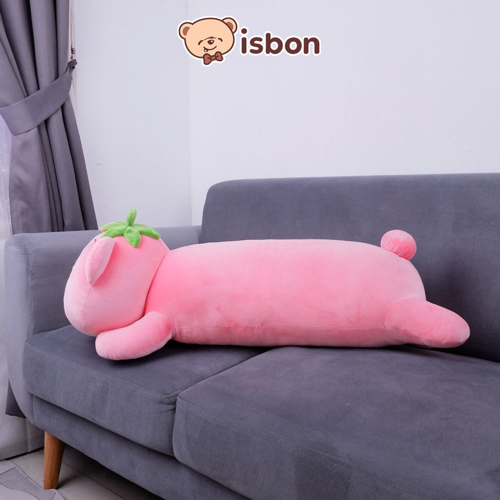 ISTANA BONEKA Guling Tidur Bolster Bear Berry Karakter Hewan Lucu Mainan Anak Teman Tidur Hadiah