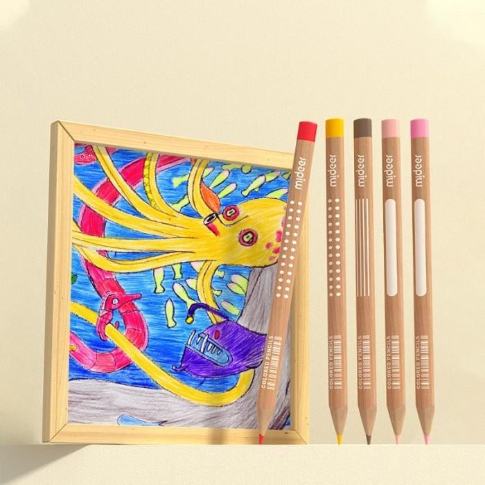 

Mideer Vibrant Colored Pencil 48 Colors Mainan Edukasi Anak Md6187 #Gratisongkir
