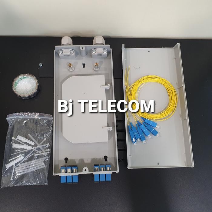 JTTOP" ODF 6 CORE SC/ OTB WALLMOUNT SC 6CORE/ ROSET FO 6 CORE SC LENGKAP