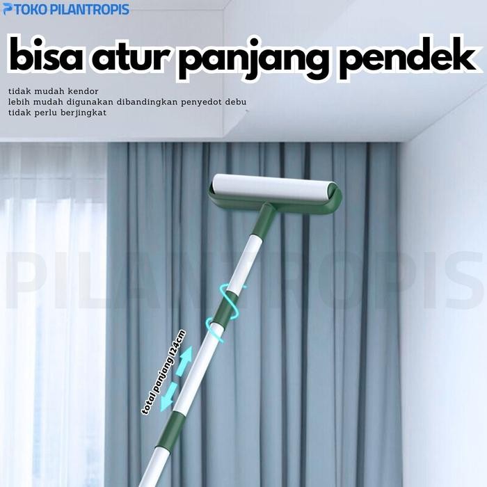 CleanShoPpP- Lint Roller Sticky Roll 24Cm Pembersih Bulu Kucing Anjing Debu Kotoran Untuk Baju